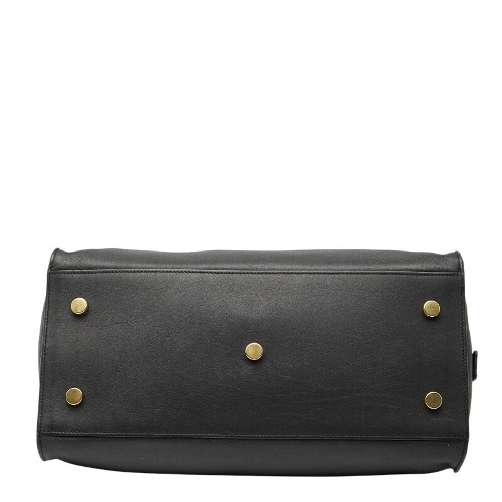 Saint Laurent Cabas Handbag Shoulder Bag Black Leather - Picture 3 of 9